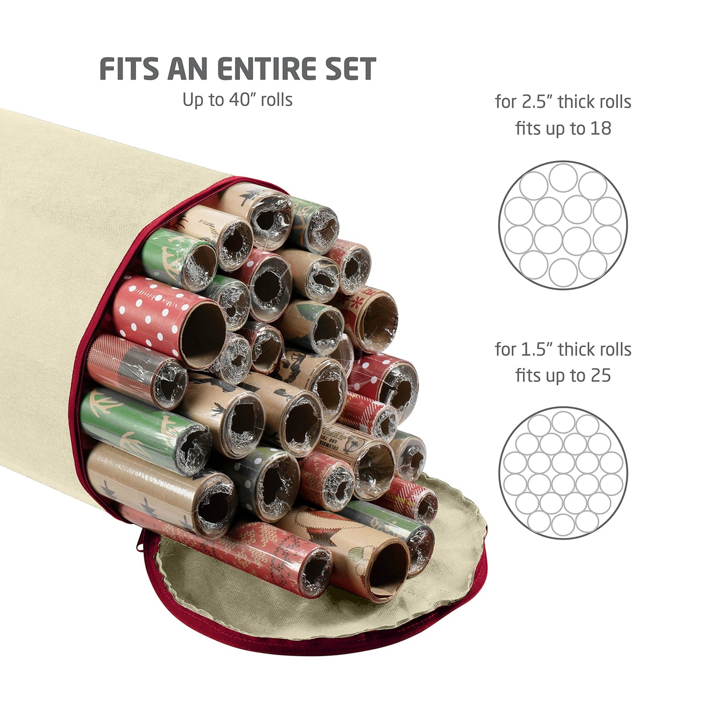 Wrapping Paper Storage Containers