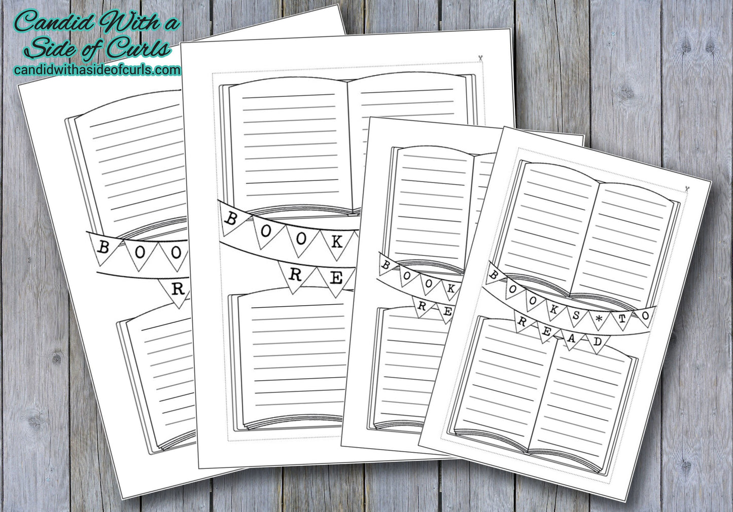Books To Read Bullet Journal Printable Pages