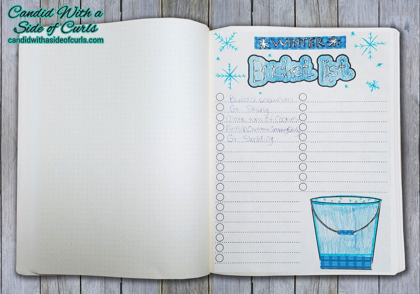 Bucket List Bullet Journal Printable Pages