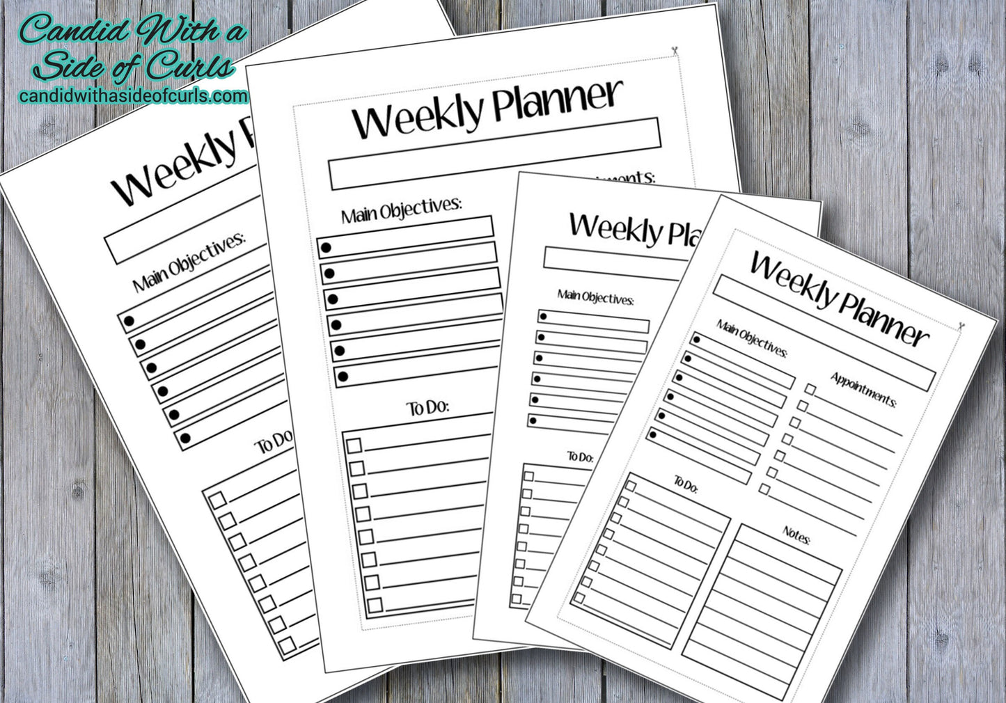 Weekly Planner Bullet Journal-Printable Pages