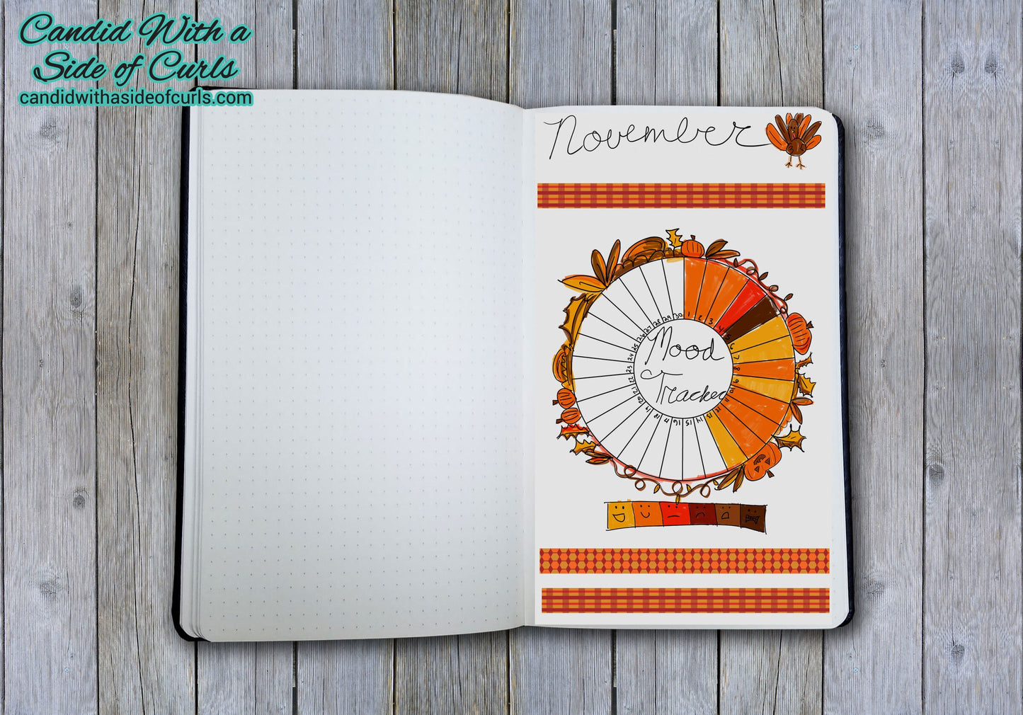 Circle, Hexagon, Square With 7, 12, 28, 29, 30, & 31 Spaces Bullet Journal Printable JPEG Images