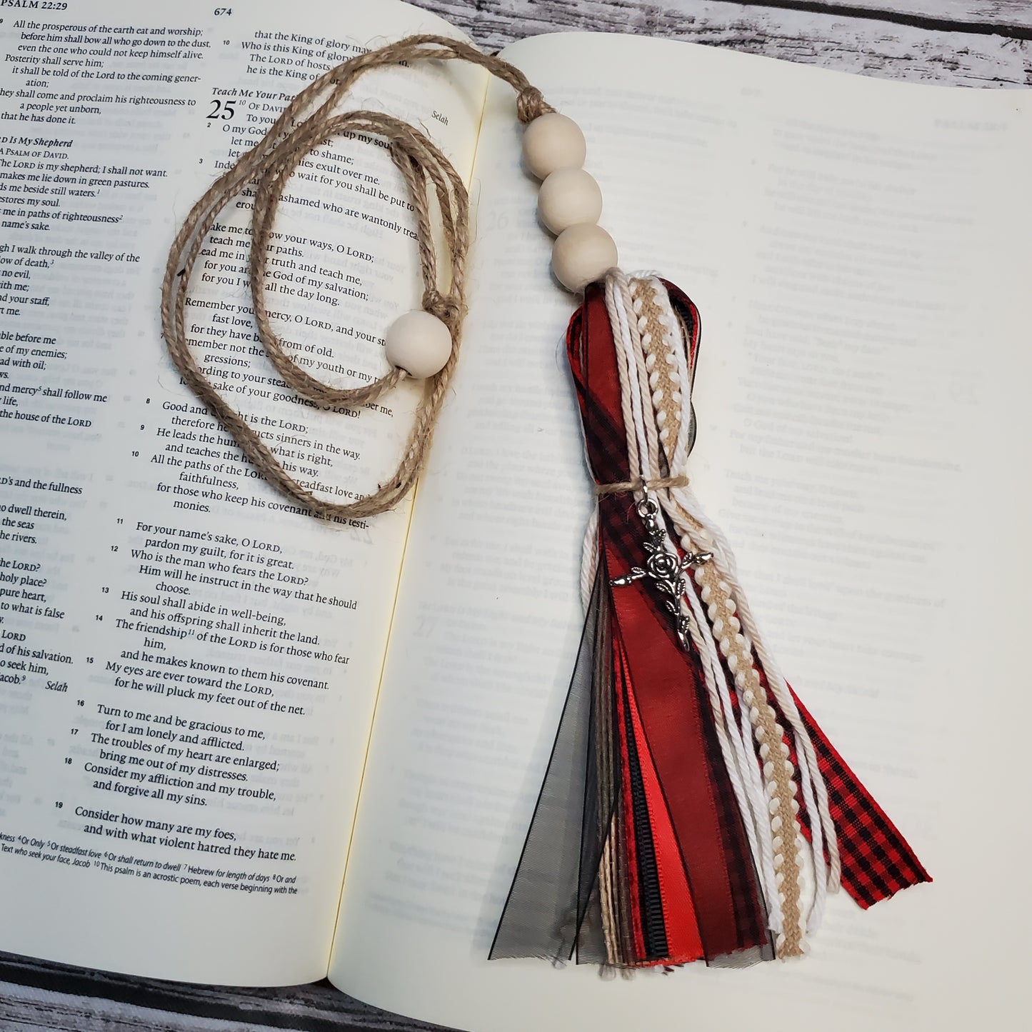 Red & Black Bible Tassel