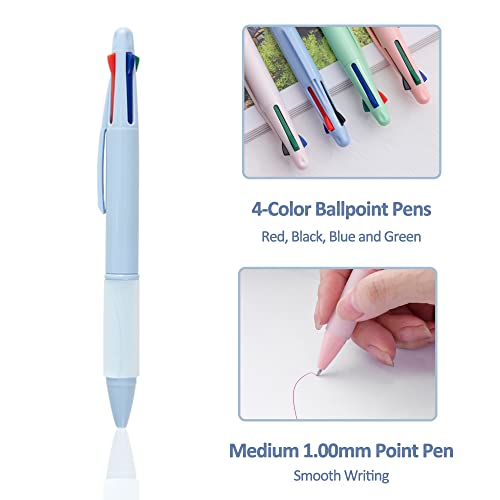 Ball Point 4-in-1 Colored Pens (1.0mm)