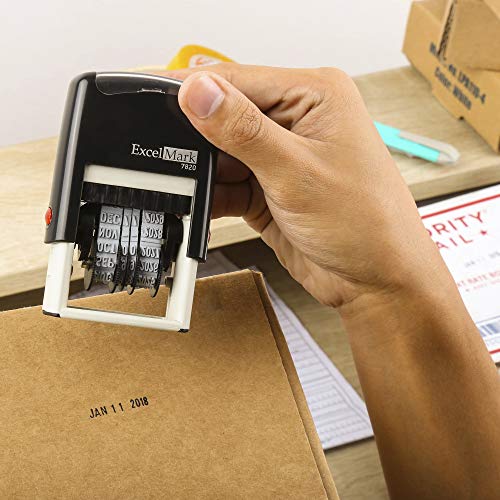 Self-Inking Rubber Date Stamp