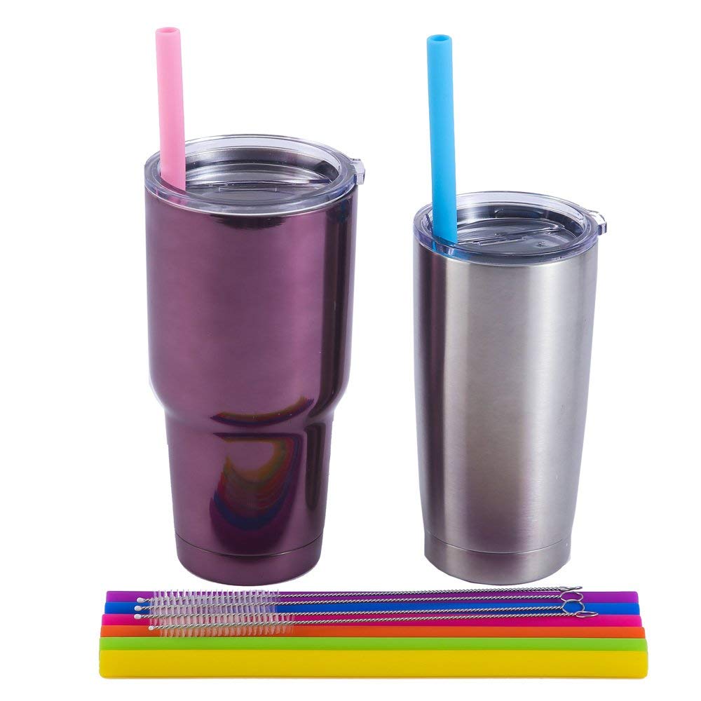 Silicone Smoothie Straws