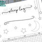 Sleep Log Bullet Journal-Printable Pages