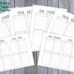 Our Favorite Meal Ideas Bullet Journal-Printable Pages