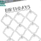 Birthday Log Bullet Journal-Printable Pages