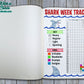 Shark Week Tracker Bullet Journal-Printable Pages