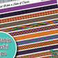 Halloween Colors Printable Washi Tape