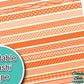 Orange Printable Washi Tape