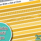 Yellow Printable Washi Tape