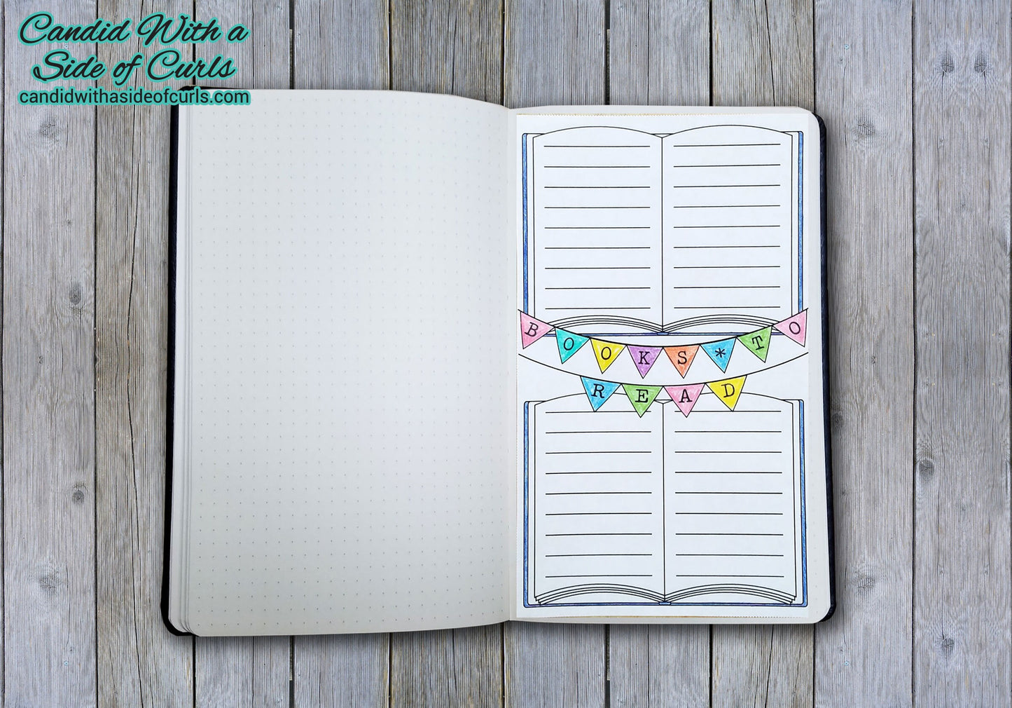 Books To Read Bullet Journal Printable Pages