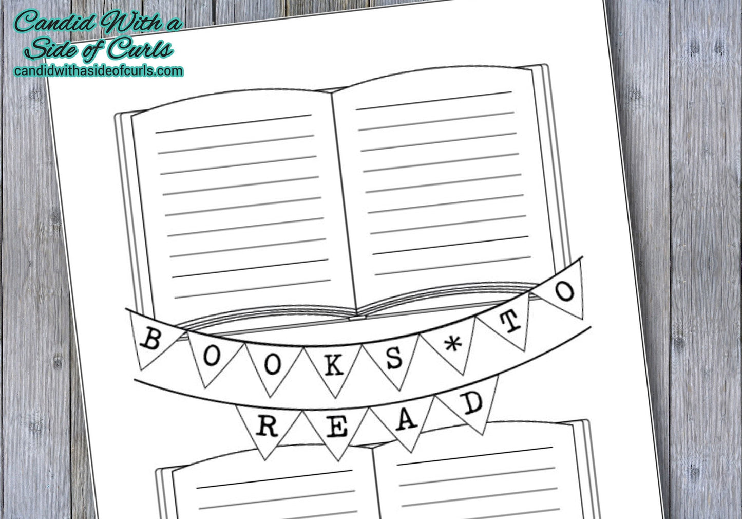 Books To Read Bullet Journal Printable Pages