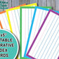 3x5 Printable Decorative Index Cards