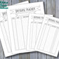 Spending Tracker Bullet Journal Printable Pages