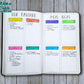 Our Favorite Meal Ideas Bullet Journal-Printable Pages