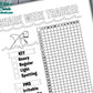 Shark Week Tracker Bullet Journal-Printable Pages