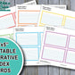 3x5 Printable Decorative Pastel Index Cards