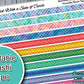 Mermaid and Dragon Scales Printable Washi Tape