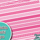 Pink Printable Washi Tape