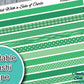 Green Printable Washi Tape