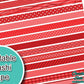 Red Printable Washi Tape