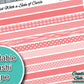 Coral Printable Washi Tape