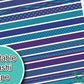 Purple/Teal/Blue Printable Washi Tape