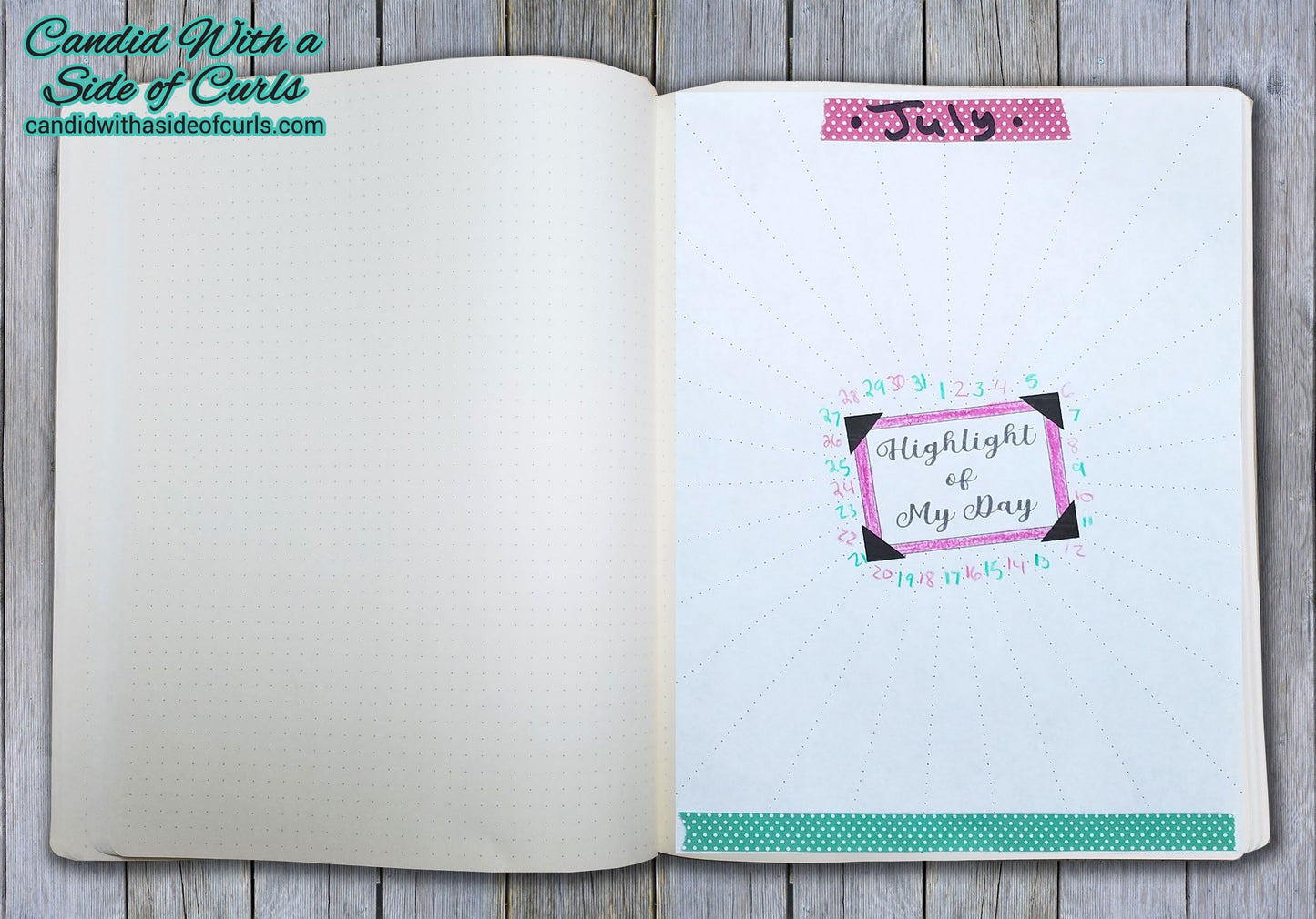 Highlight of My Day Large Bullet Journal Printable Pages