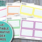 3x5 Printable Decorative Index Cards