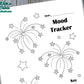 Fireworks Monthly Mood Tracker Bullet Journal-Printable Pages