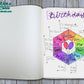 Circle, Hexagon, Square With 7, 12, 28, 29, 30, & 31 Spaces Bullet Journal Printable JPEG Images