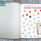 Coffee Bean Monthly Mood Tracker Bullet Journal-Printable Pages