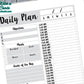 Daily Plan Journal Page For Bullet Journal-Printable Pages